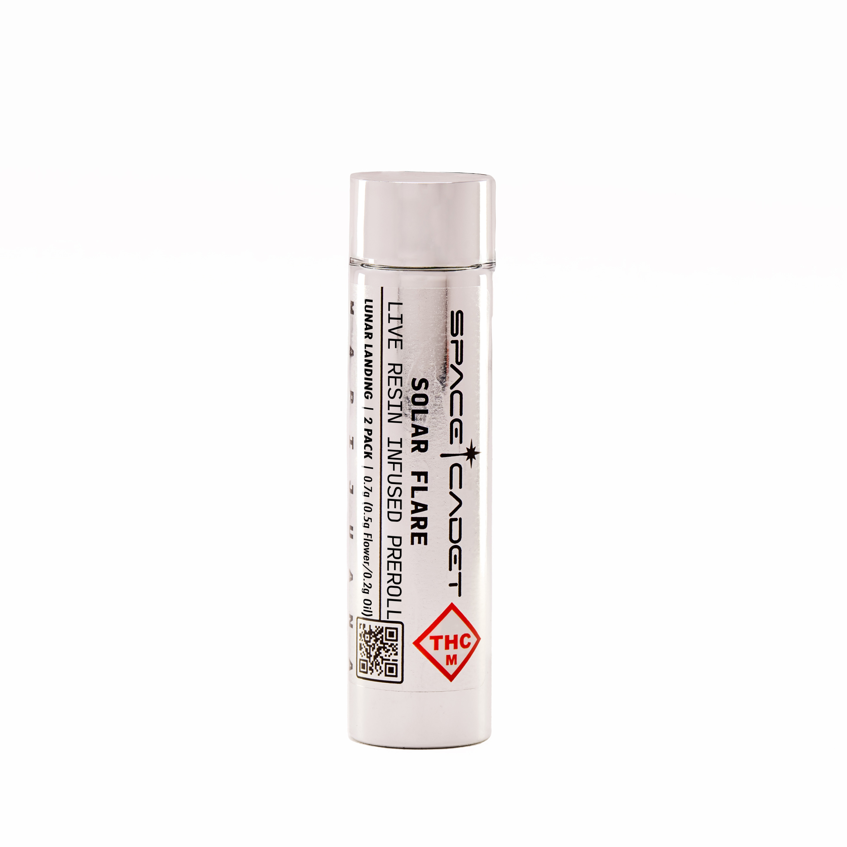 Photograph of Product: Lunar Landing - Solar Flare Distillate Infused 2pk Pre-Roll - 1.4g