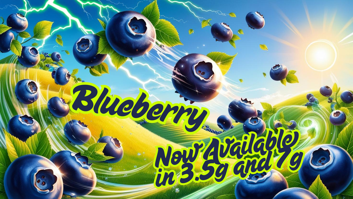 Photograph of product: Blueberry - 3.5g