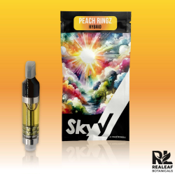 Photograph of product: Peach Rings Cartridge 2g