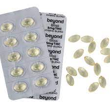 Photograph of product: BEYOND Soft Gel 100 mg Bliss Capsules