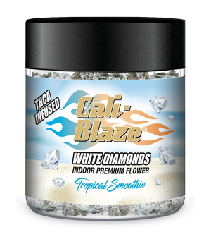 Photograph of product: Cali Blaze | Tropical Smoothie | White Diamond | Infused | 3.5g