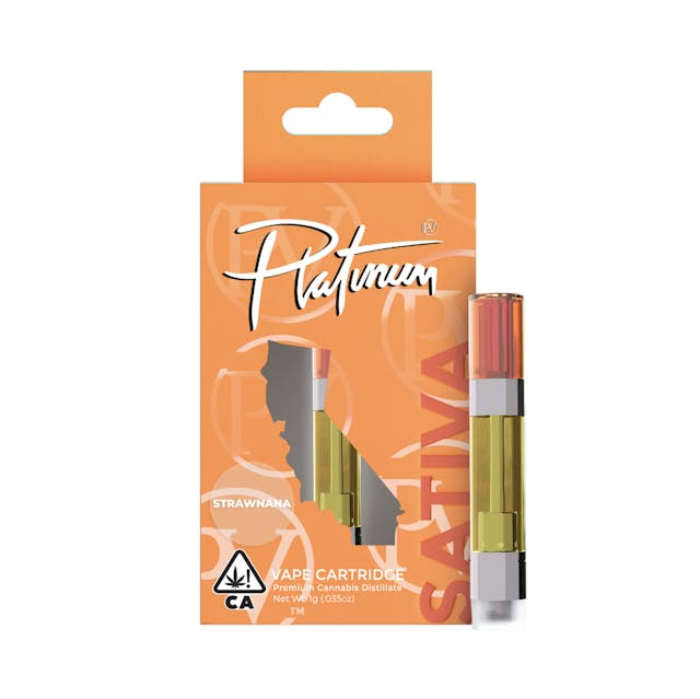 Photograph of Product: Strawnana Distillate Vape Cartridge 1g - Sales Floor
