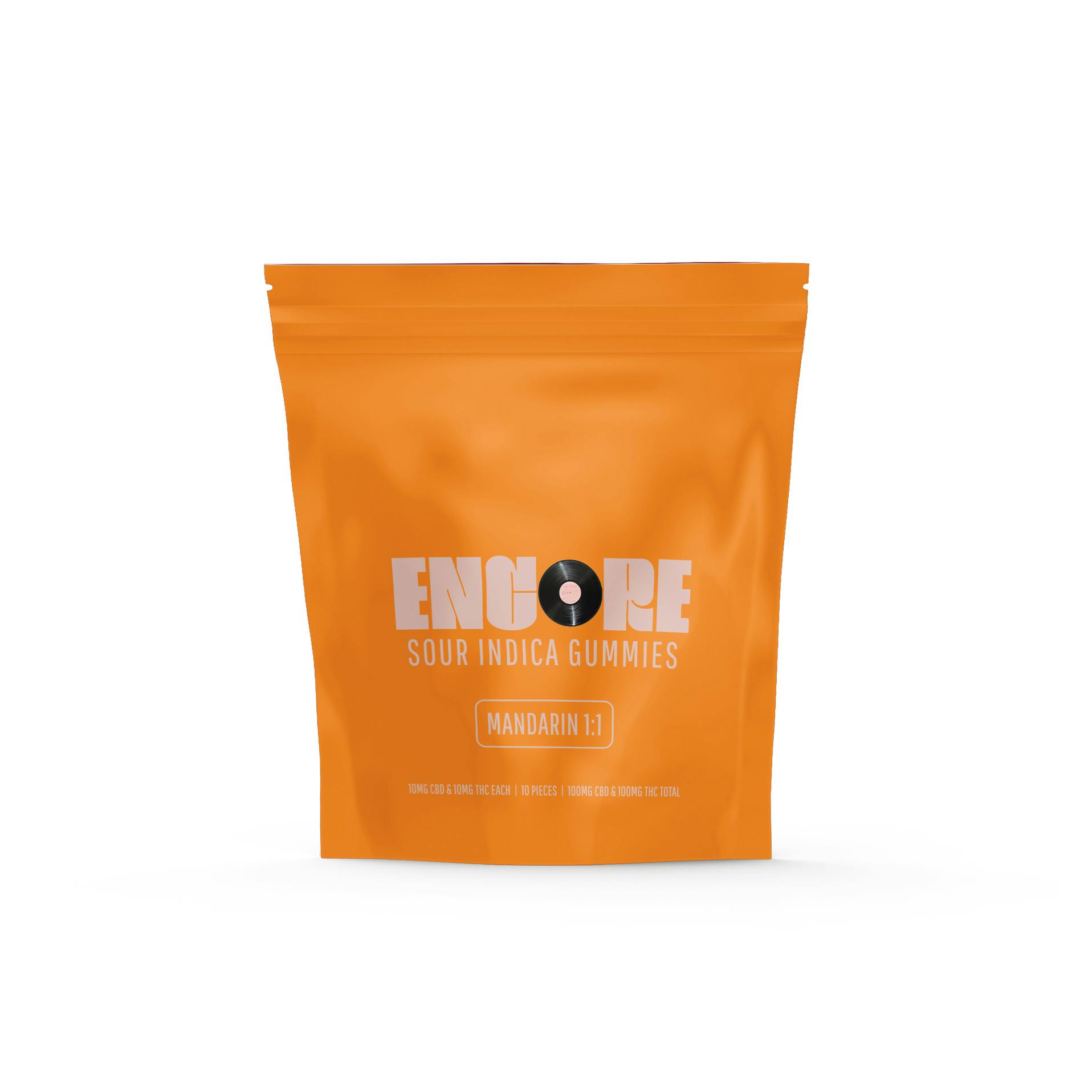Photograph of product: MANDARIN | 1:1 | CBD:TH-oui | 10PK