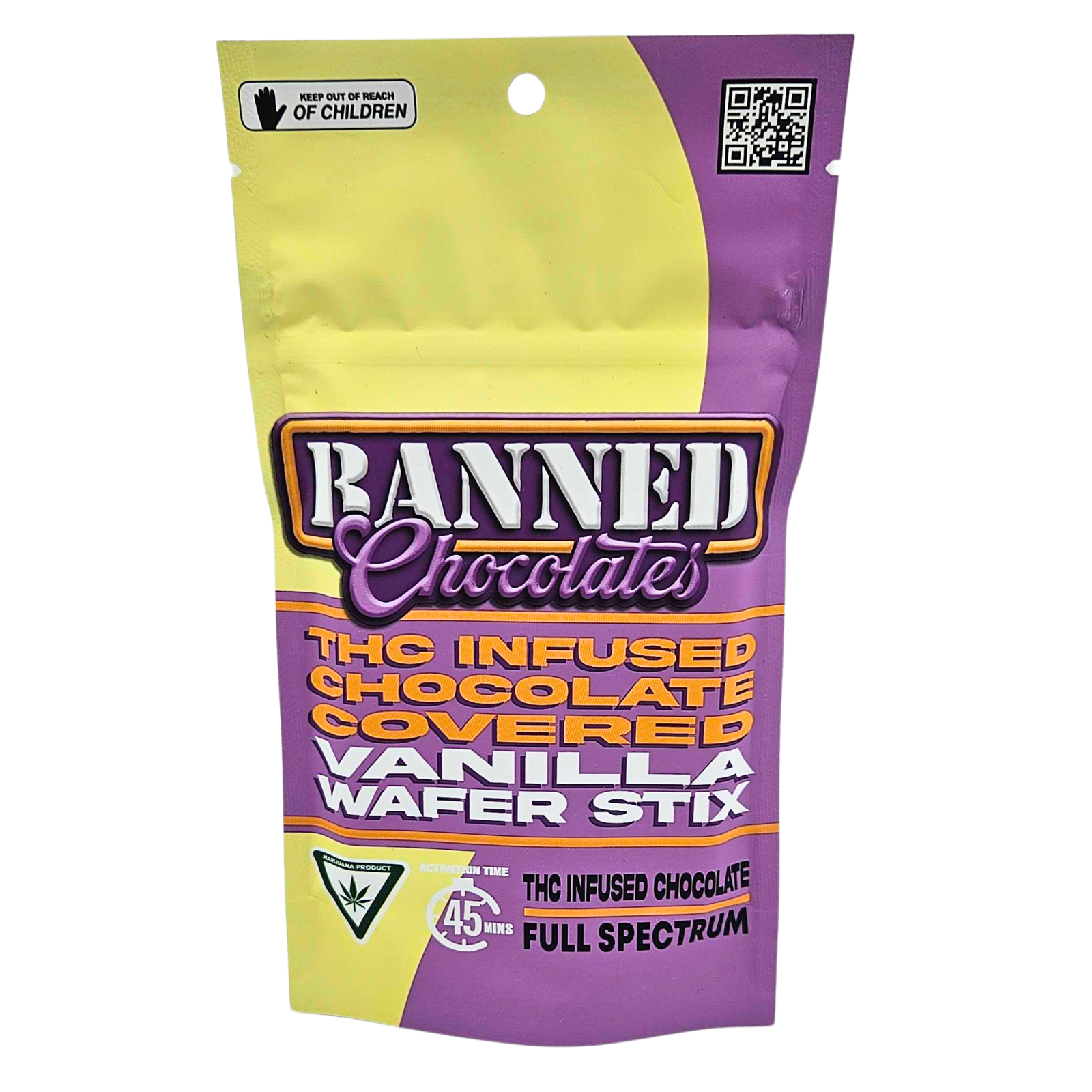 Photograph of product: BANNED | Edible | Baked Good | Vanilla Wafer Stix | 200mg