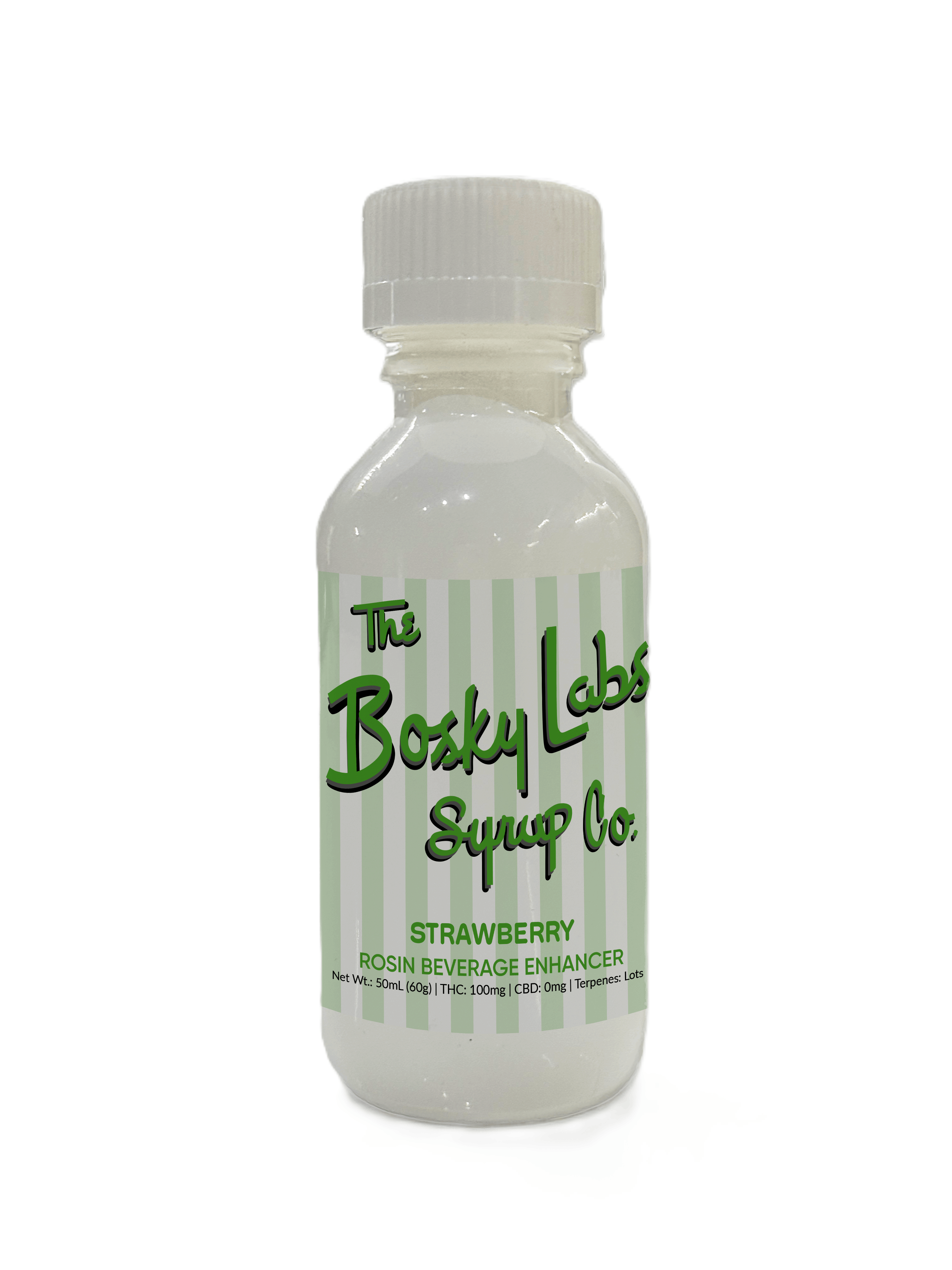 Photograph of Product: Strawberry Hash Rosin Syrup | 100mg