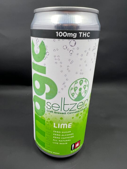 Photograph of product: Seltzer 12oz Lime (MAGIC NUMBER)