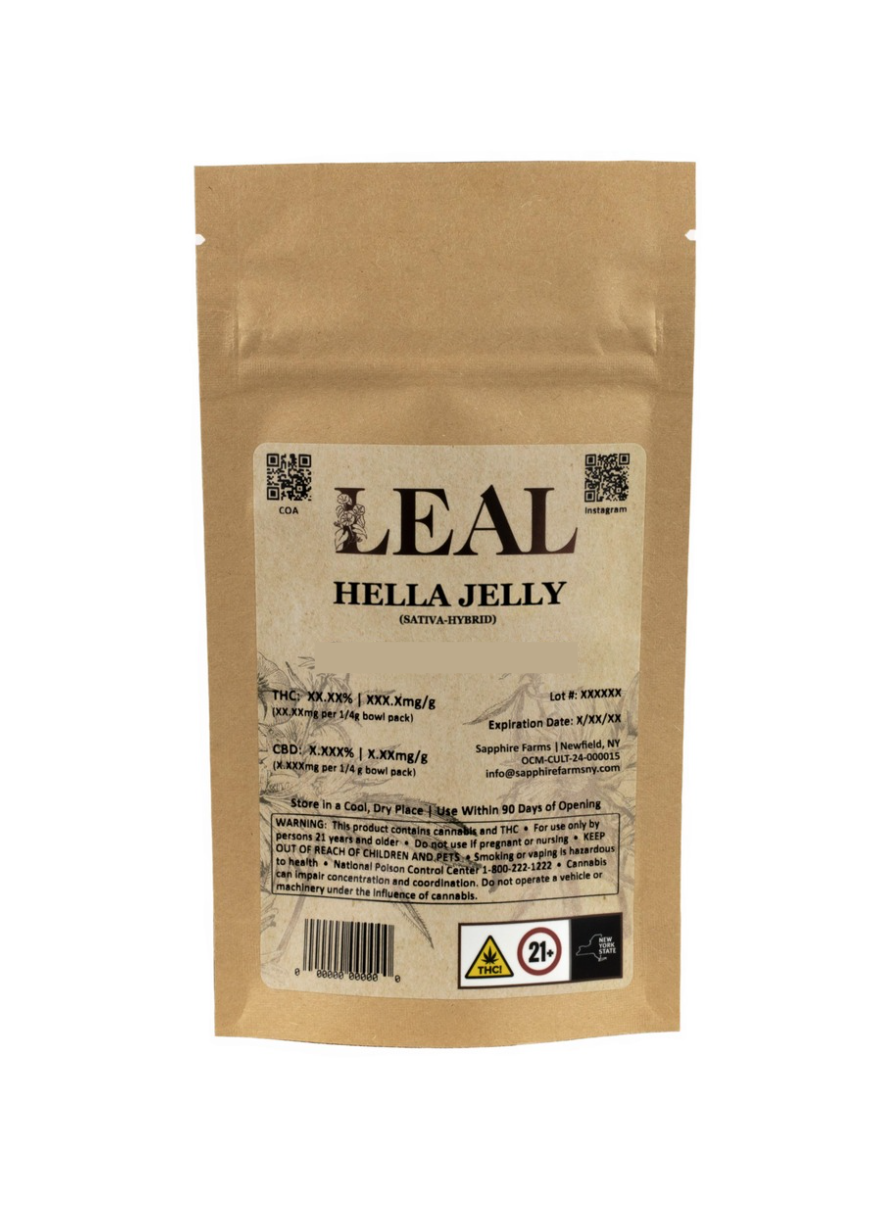 Photograph of product: Leal | Hella Jelly | Flower | Oui'd-Hybrid - 28g