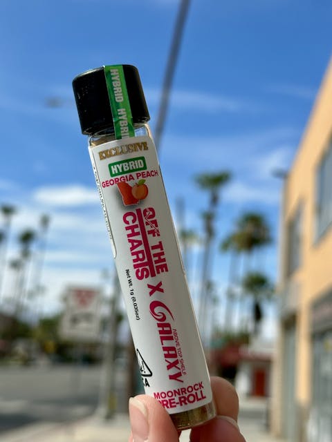 Photograph of product: Georgia Peach | 1g Moonrock Pre-Roll - OTC COLLAB