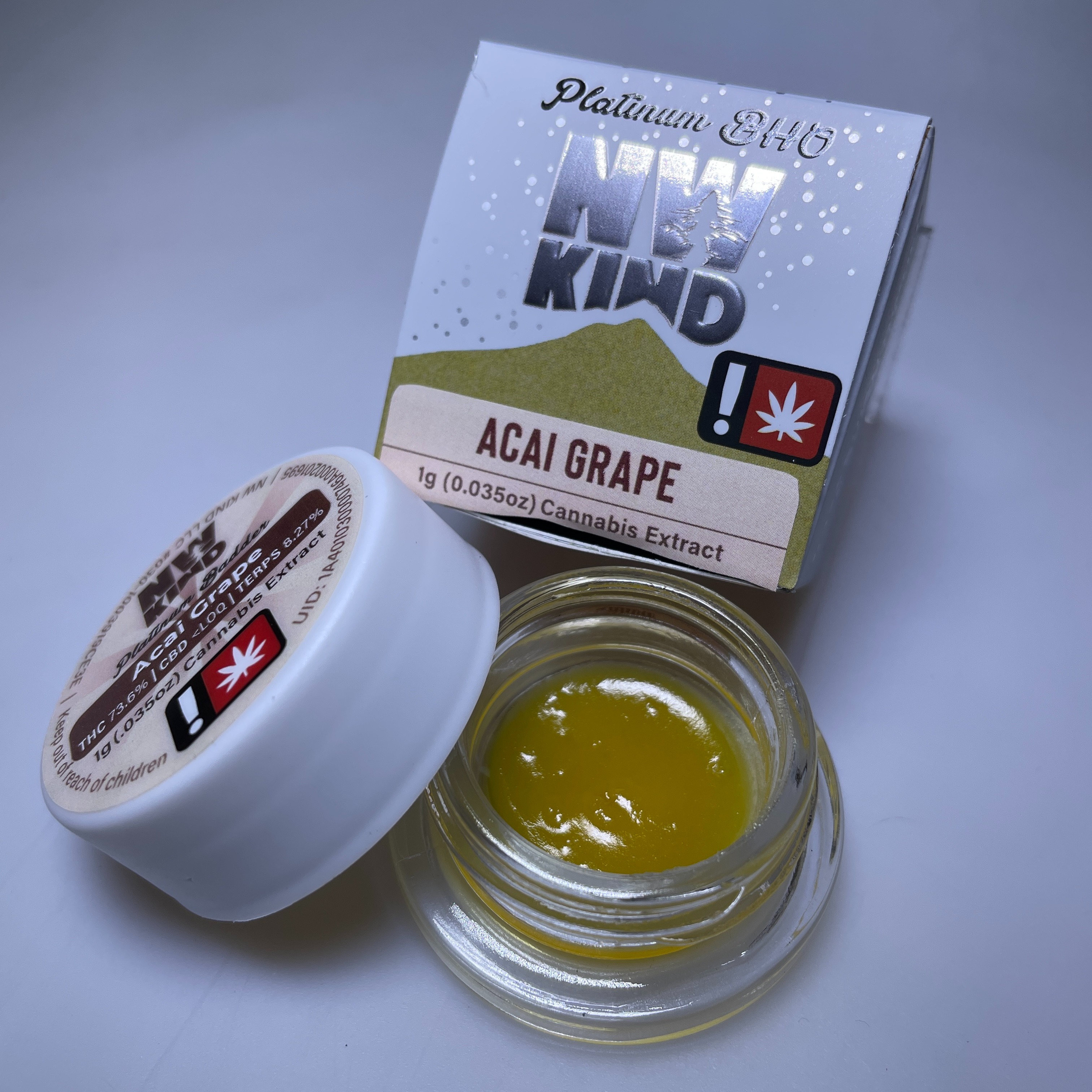 Photograph of product: Acai Grape-  BHO Badder