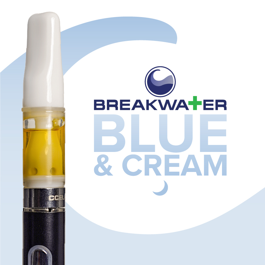Photograph of product: Blue & Cream au chocolat Rosin cart | 0.5g