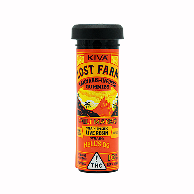 Photograph of product: Lost Farm Chili Mango Live Resin Gummies 100mg {426}