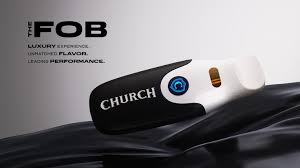 Photograph of product: Church - FOB Disposable Vape Cart - Strawberry Cough