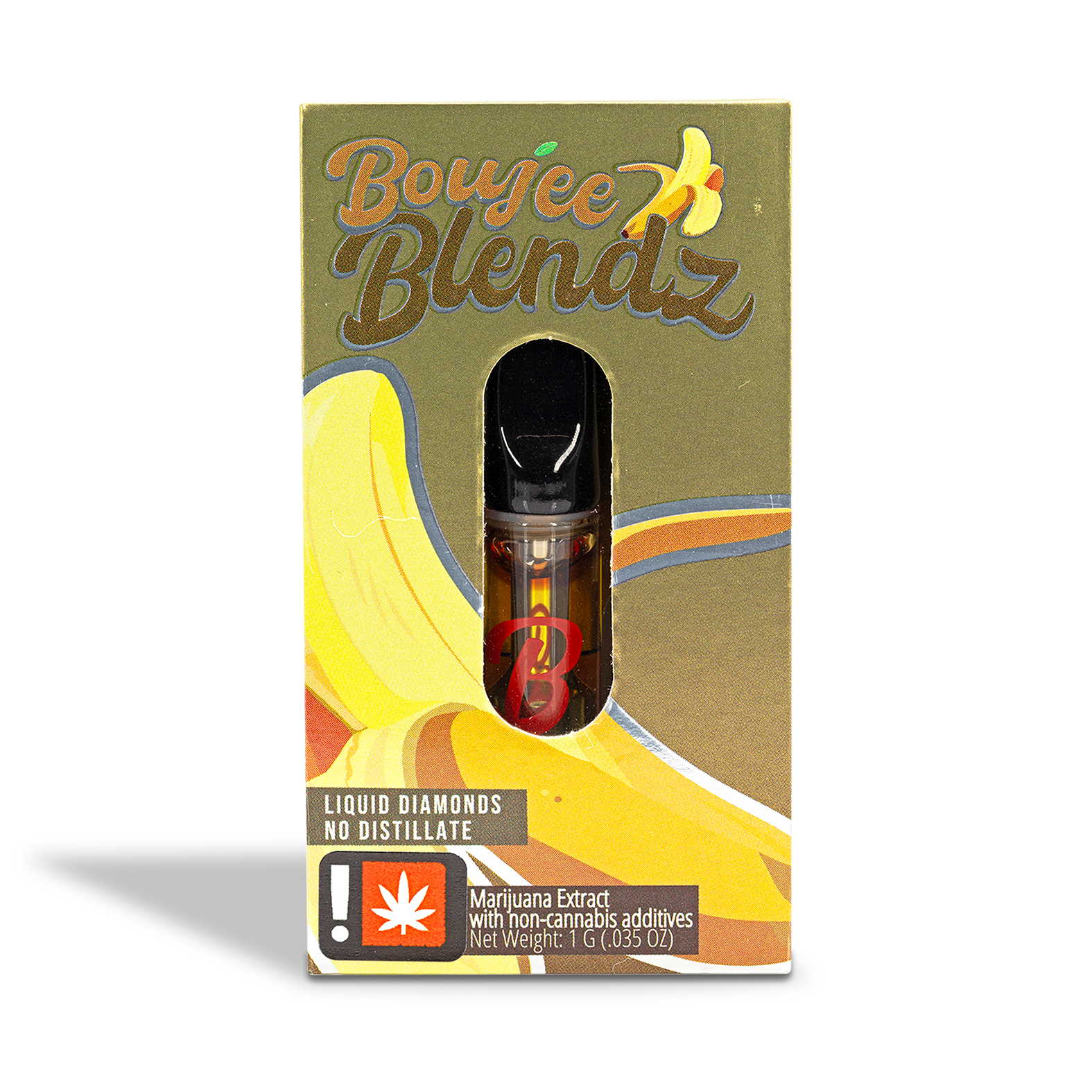 Photograph of product: Boujee Blendz - Banana Smoothie Liquid Diamond Cart