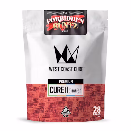 Photograph of product: Forbidden Runtz [H] Pre Pack   West Coast Cure - 28g