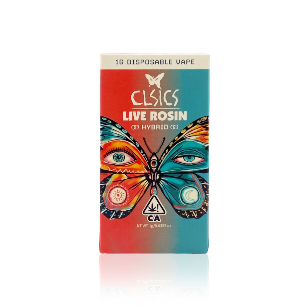 Photograph of product: CLSICS - Tropicana Punch - Live Rosin Disposable All in One Cart