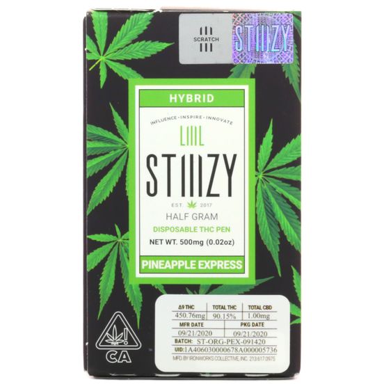 Photograph of product: [STIIIZY] AIO - .5g - Pineapple Express (H) - 