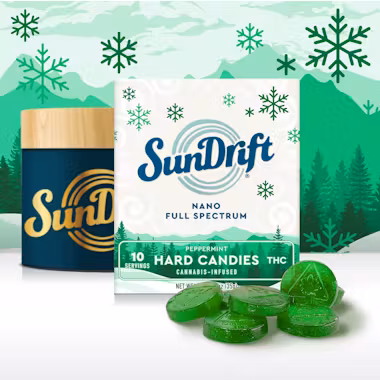 Photograph of product: Peppermint Fast Acting Hard Candy 10pk | 50mg