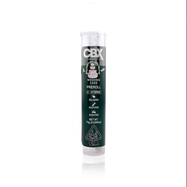 Photograph of product: Wedding Cake Pre-Roll (.75g) - 