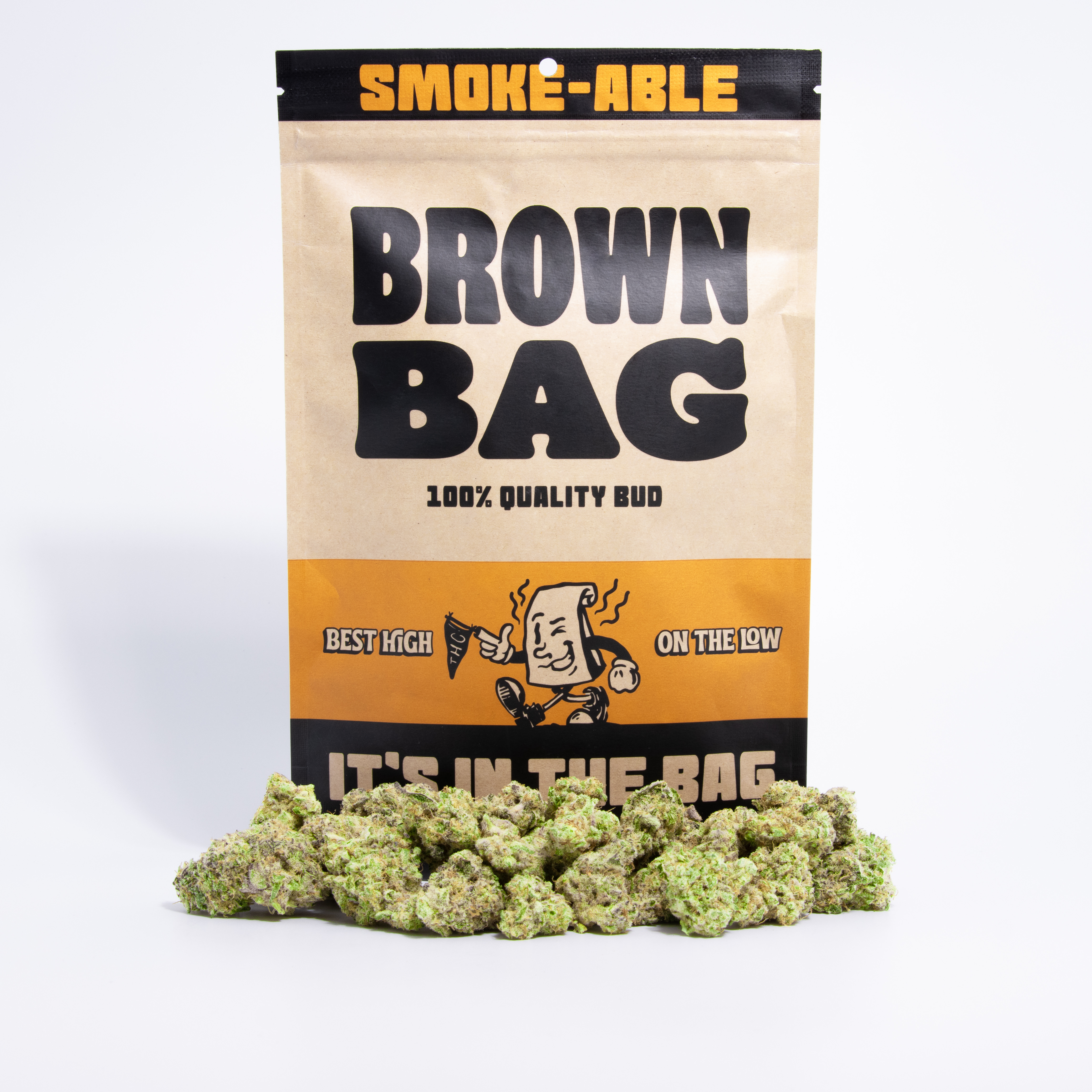 Photograph of product: Brown Bag Prepack White RTZ - 28g