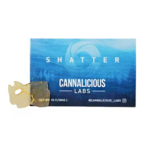 Photograph of product: Cannalicious Ecto Cooler Shatter