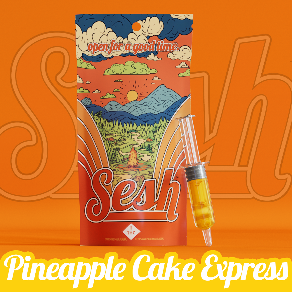 Photograph of product: Craft Sesh Distillate Syringe | 1,000mg | Pineapple Cake Express