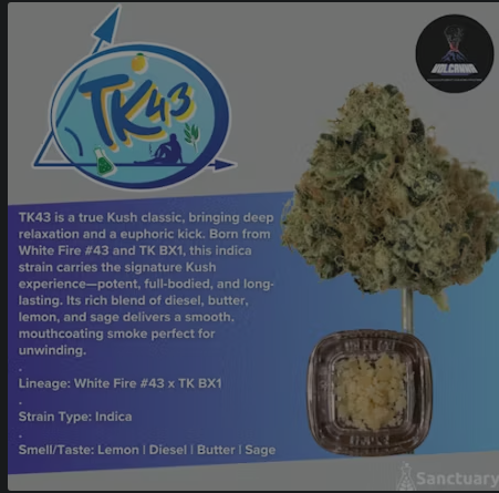 Photograph of product: TK43 Baller Jar Crumble | 4.2g