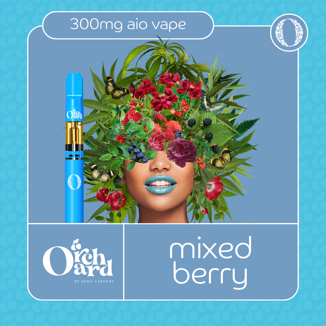 Photograph of product: (300mg) Mixed Berry - Orchard Vape AIO