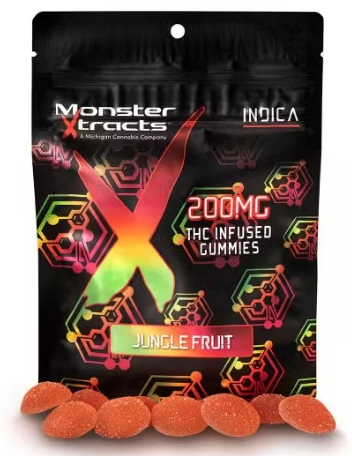 Photograph of product: Jungle Fruit | 10x20mg | 200mg | Monster Xtracts
