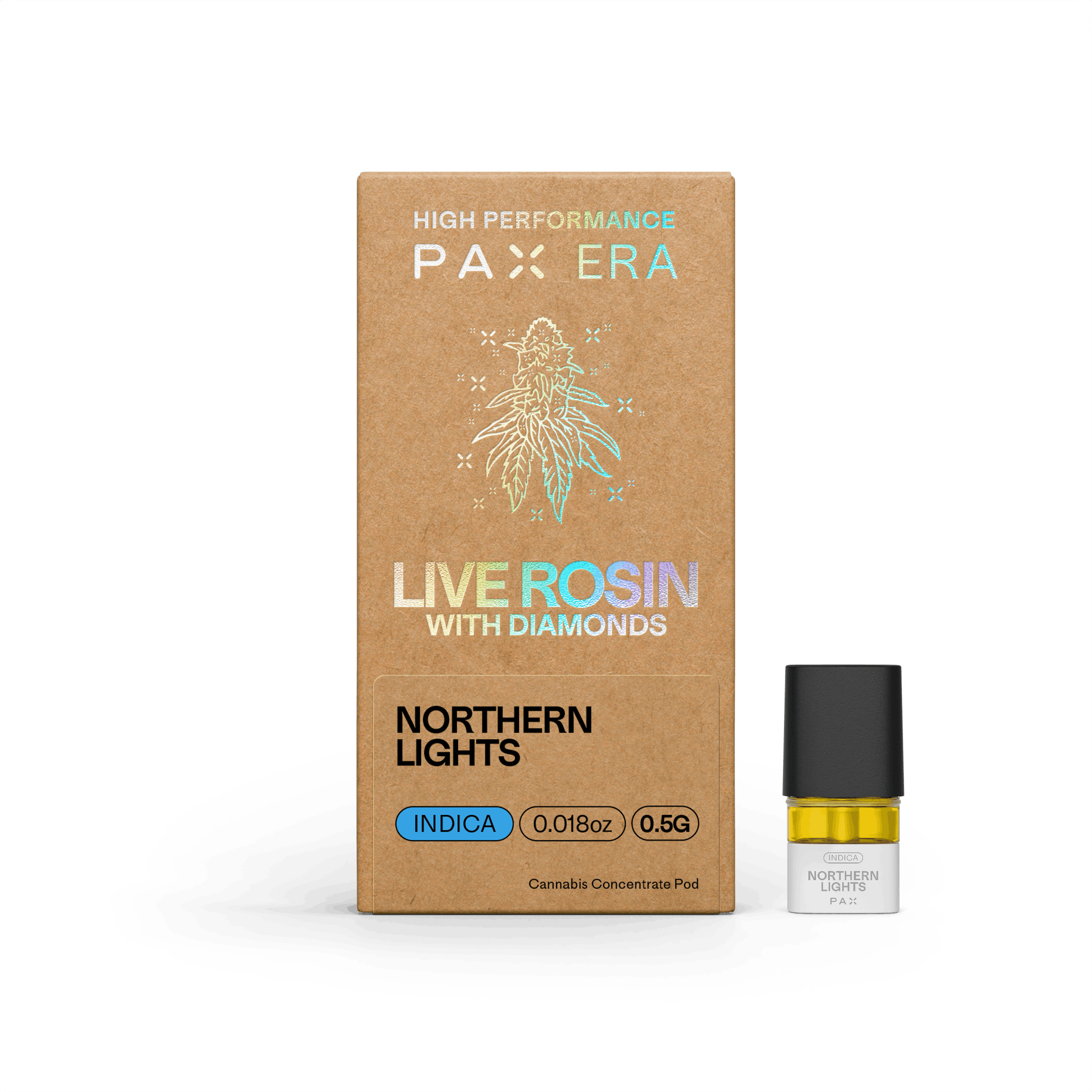 Photograph of product: Northern Lights LIVE Rosin w/ Diamonds Pod | .5g