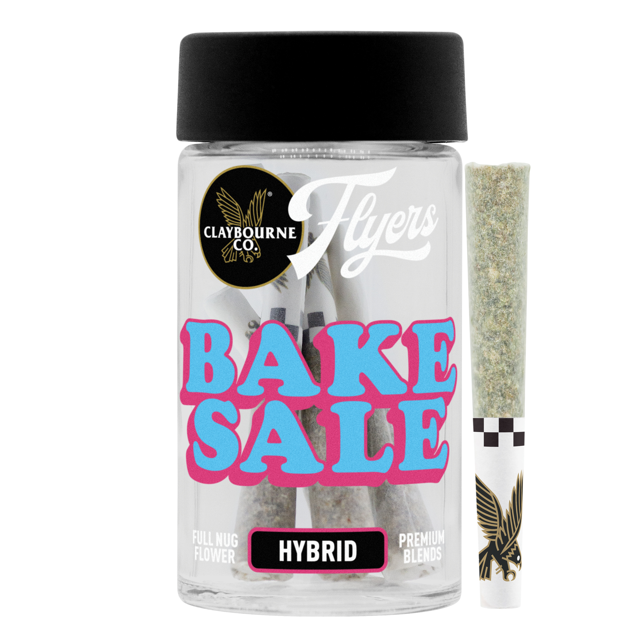 Photograph of product: Claybourne Co. Flyers Full Flower Bake Sale (H) Multipack 0.5g 7pk
