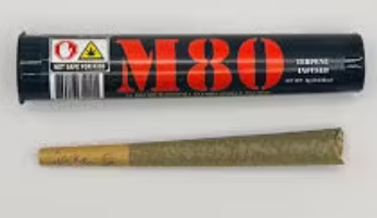 Photograph of product: M80 | Pre-Roll | Shock Wave Kush | 1g-Hybrid