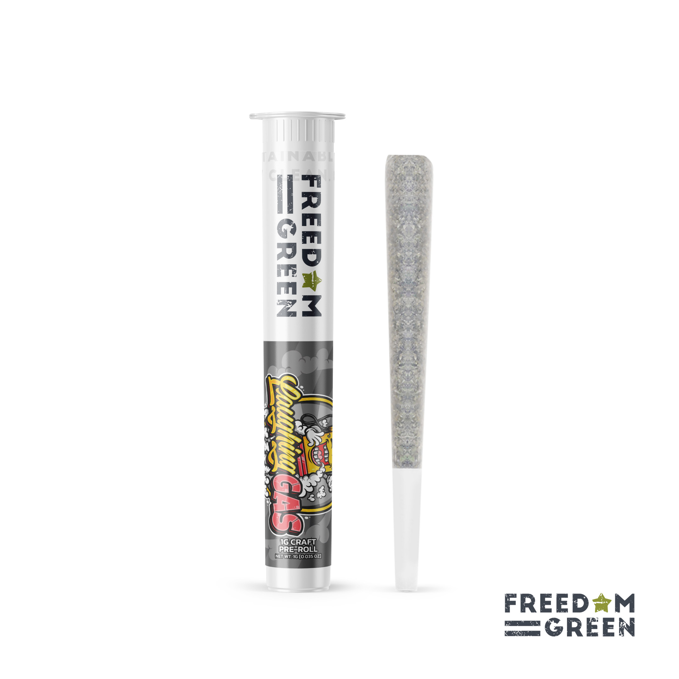 Photograph of product: Freedom Green - Laughing Gas - Pre Roll