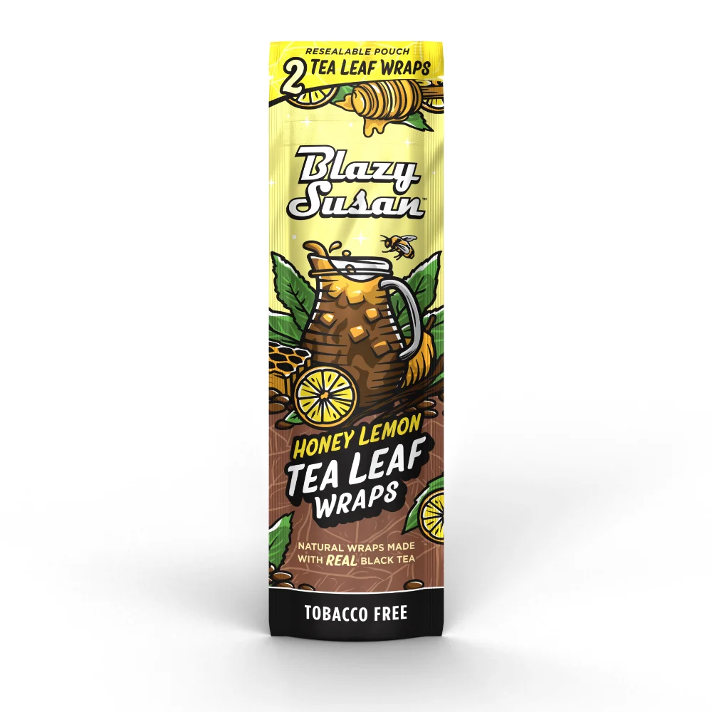 Photograph of product: Blazy Susan | Honey Lemon Tea Leaf Wraps, 2pk