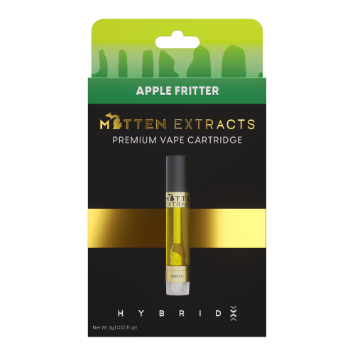 Photograph of product: Mitten Extracts 1g Cart Apple Fritter