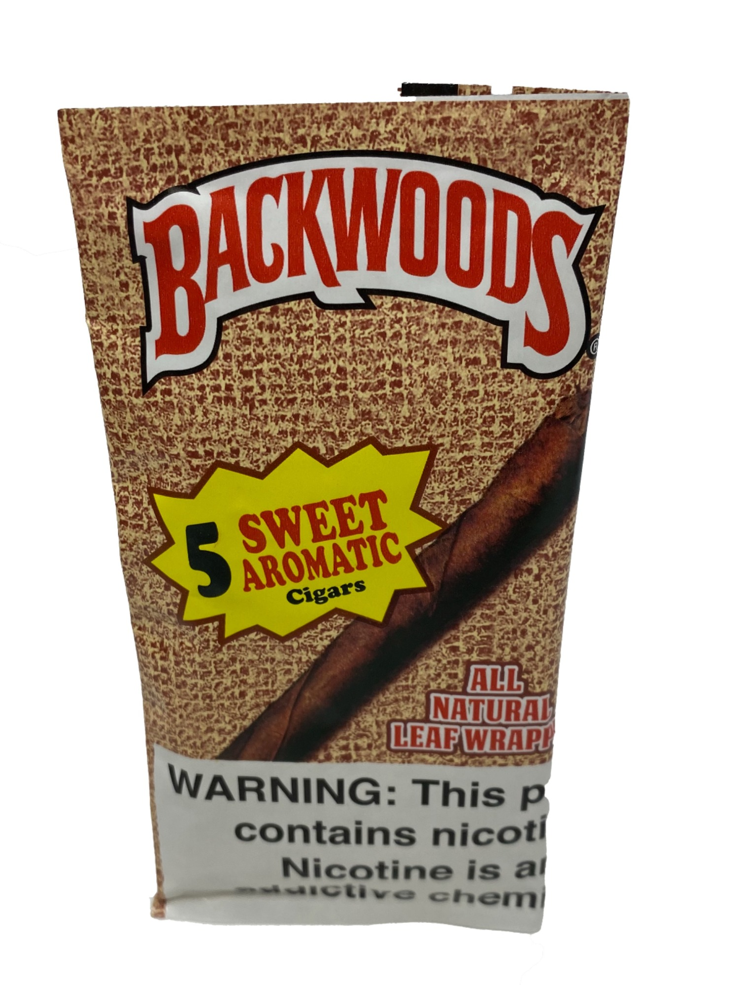Photograph of product: Backwoods Sweet Aromatic Cigar 5-Pack