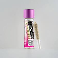 Photograph of product: Jet Packs Big Bang Mini 0.5G Pre-Roll-Pink Pixie- Diamond Encrusted /Live Resin Infused -Oui'd-46.61%TH-oui