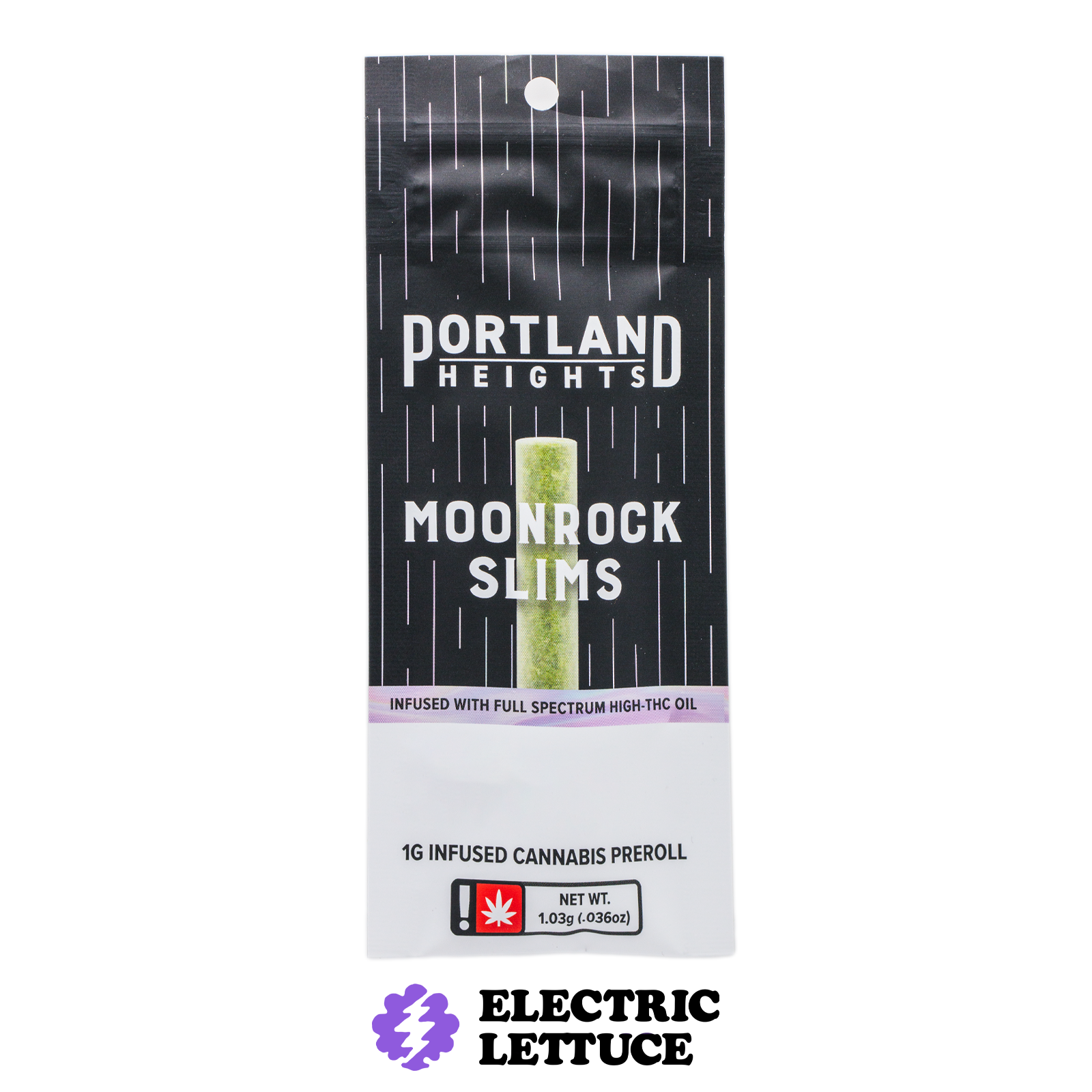 Photograph of product: Portland Heights Hazy Jack Moonrock Infused Slims 1g
