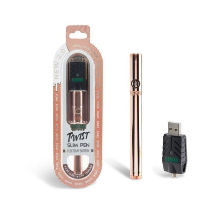 Photograph of product: Ooze - Slim Twist 2.0 - Battery - Rose Gold