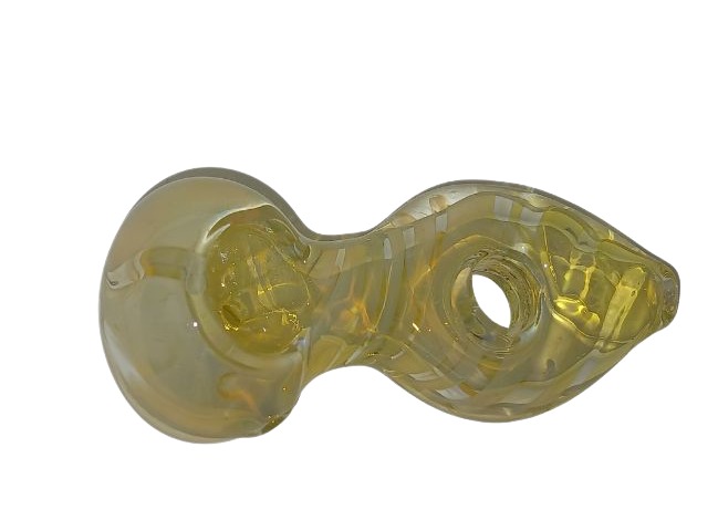 Photograph of product: 3.5" Hand Pipe Fumed Swirl Donut