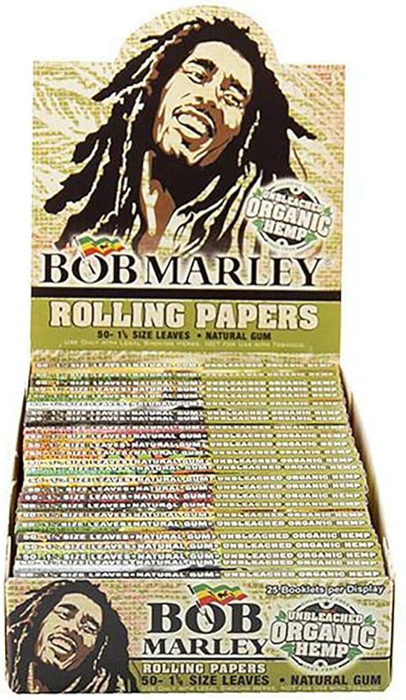 Photograph of product: Bob Marley Unbleached Organic Rolling Papers