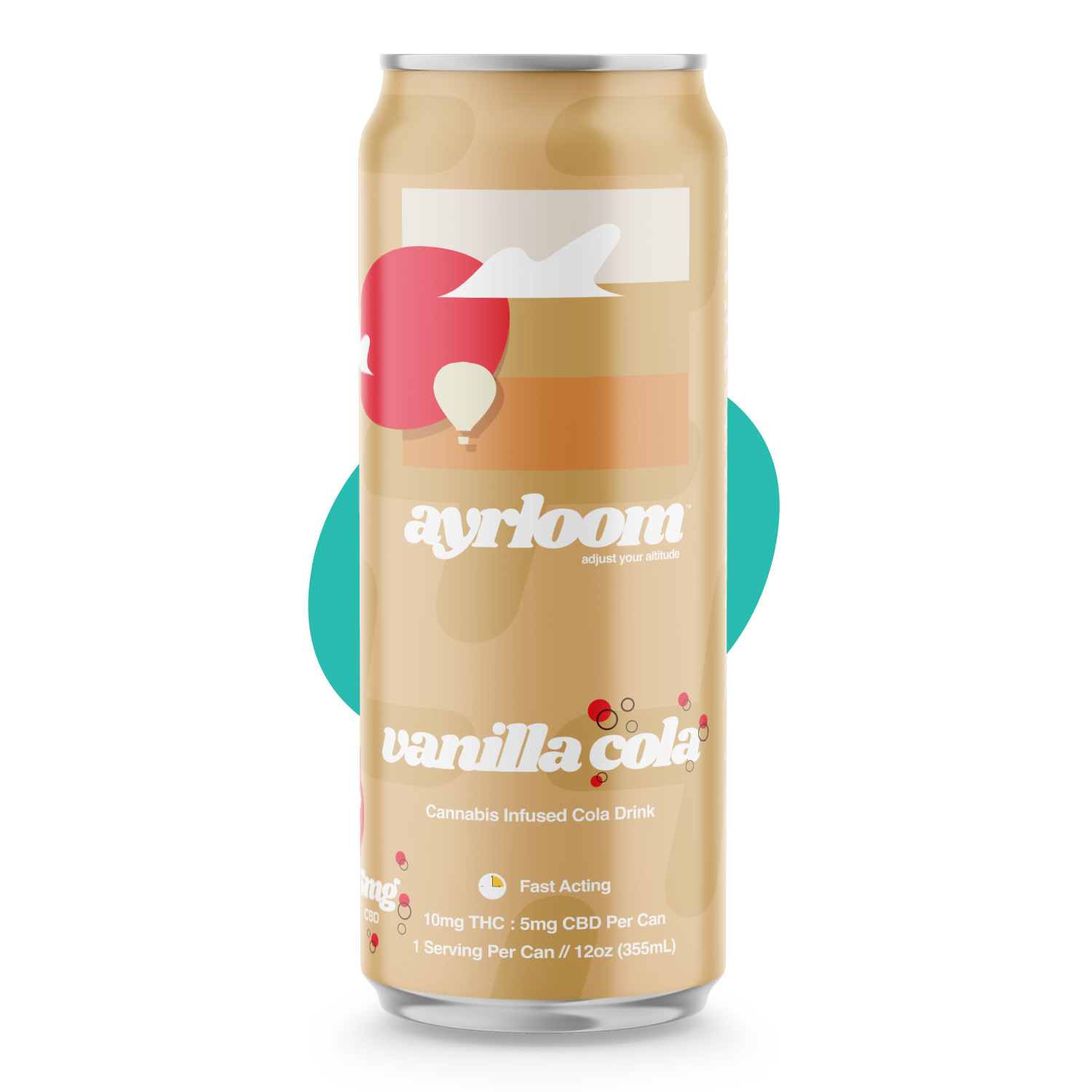 Photograph of Product: Ayrloom | Vanilla Cola | 2:1 | 10MG THC : 5MG CBD| Singles