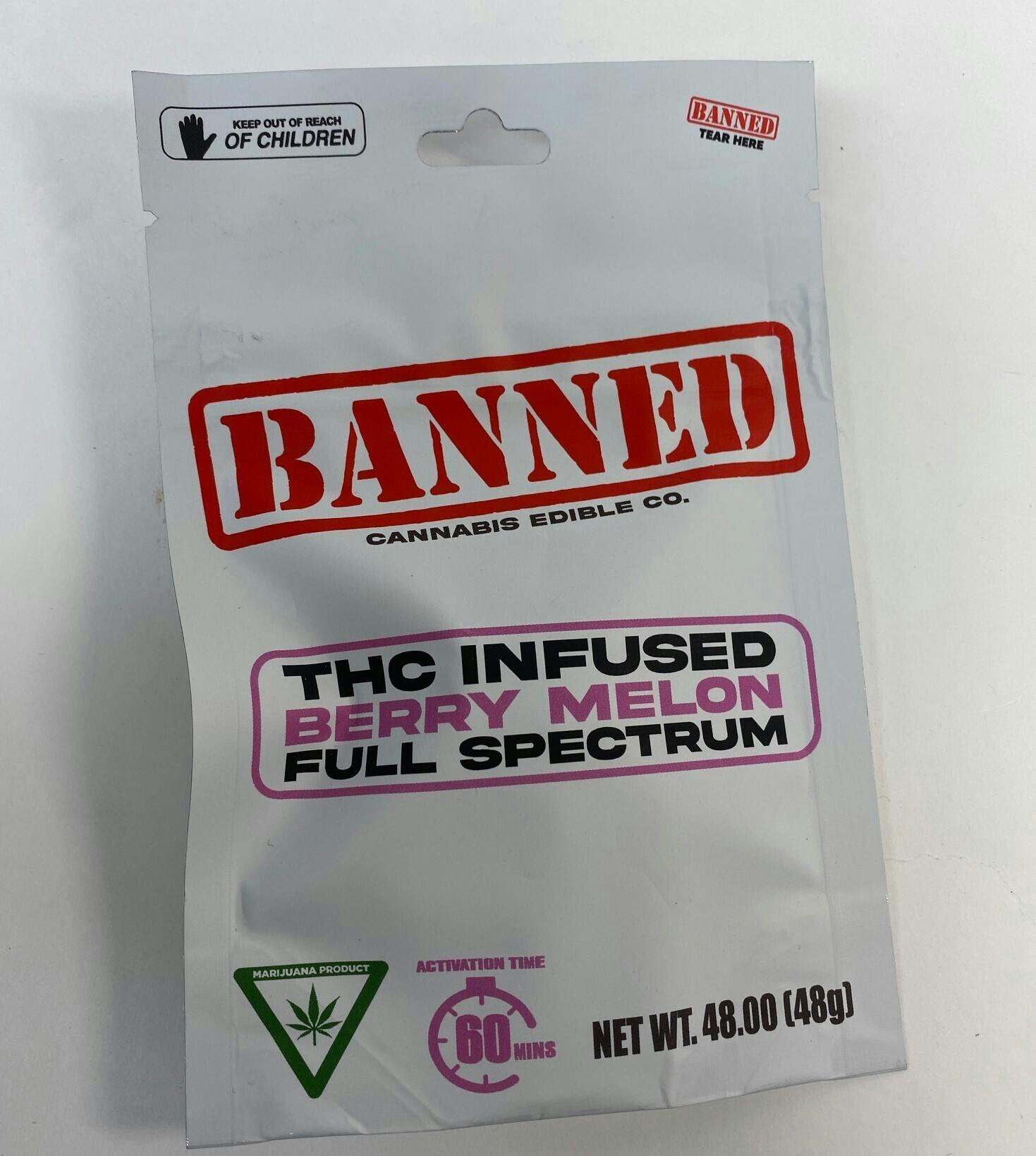 Photograph of product: Banned | Watermelon - Nerdless | 200mg (4pk)