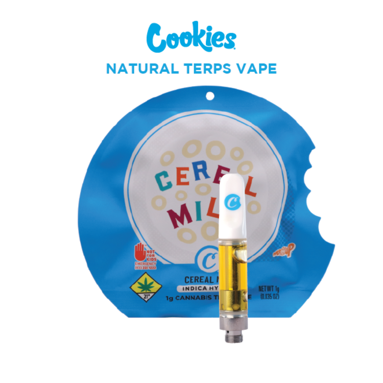 Photograph of product: Cookies: Cereal Milk - Natural Terps Cartridge
