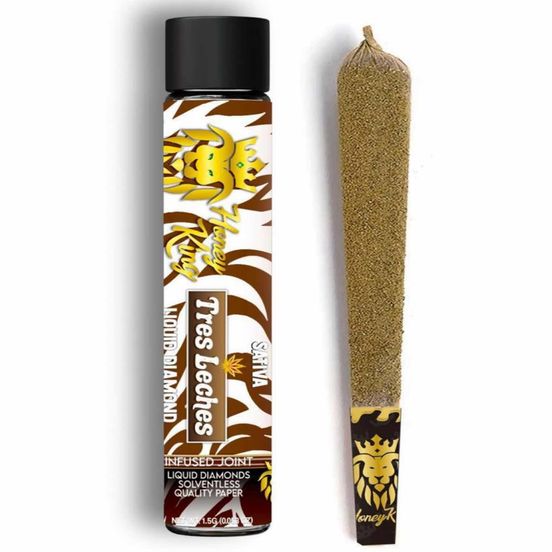 Photograph of product: Honey King - Tres Leches Crushed Diamond Infused Preroll 1.5G - 