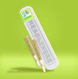 Photograph of product: Headliners Rainbow Guava 0.5g Pre-Roll 2pk (1g)