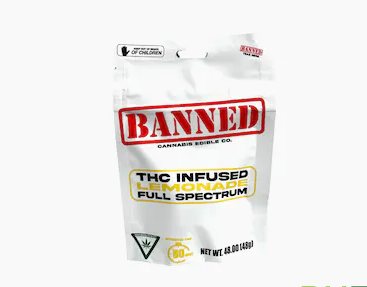 Photograph of product: Banned | Edible | Gummies | Lemonade | 200mg