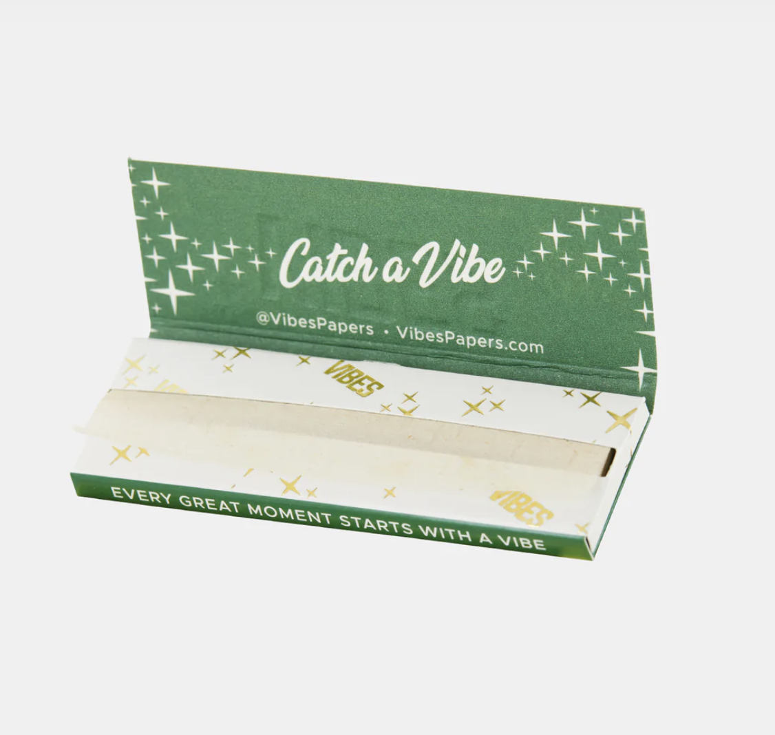 Photograph of product: VIBES - Rolling Papers - King Size - Organic Hemp