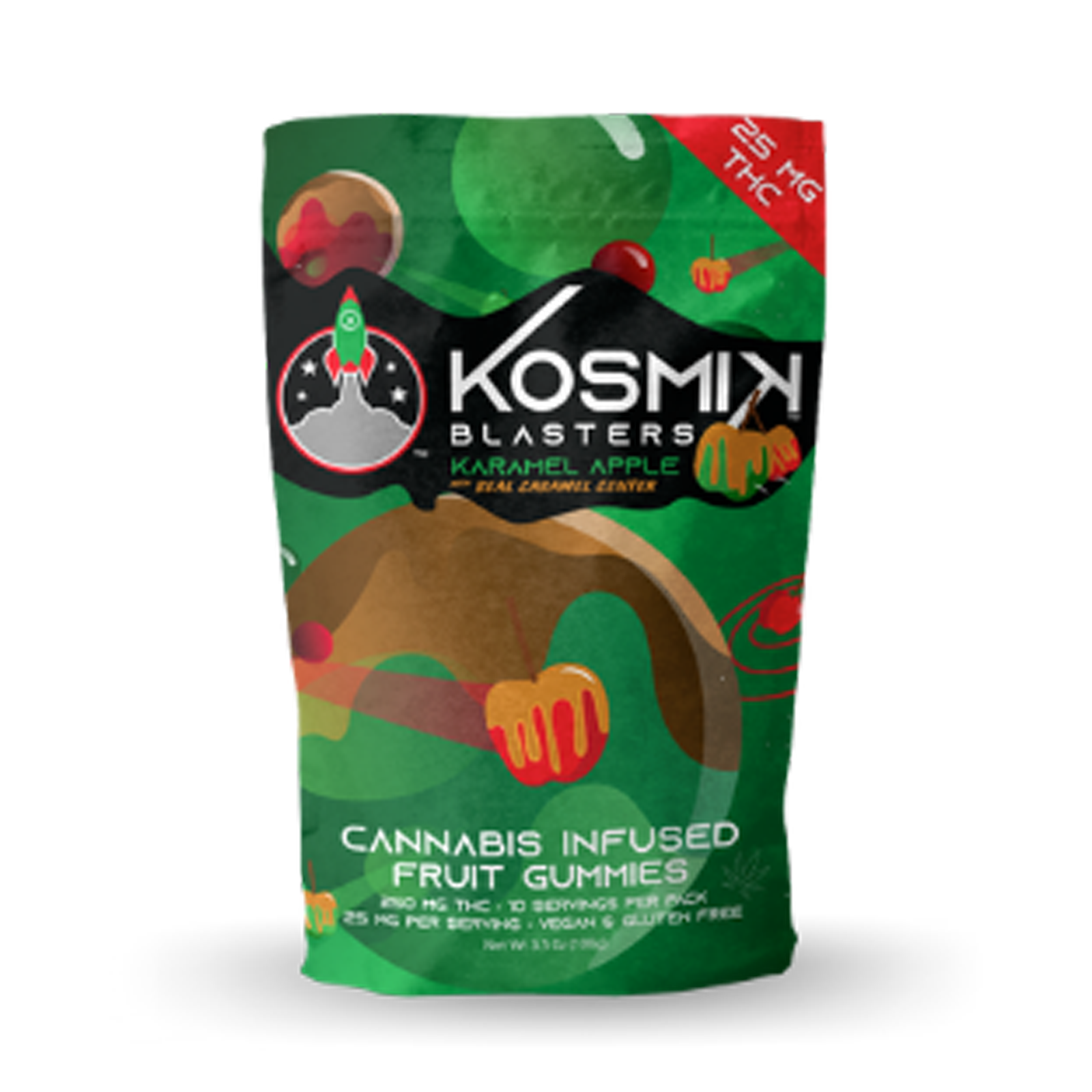 Photograph of product: Karamel Apple Specialty Blaster Gummies | 250mg