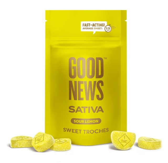 Photograph of product: 20ct/5mg Fast-Acting Troches (Sour Lemon)