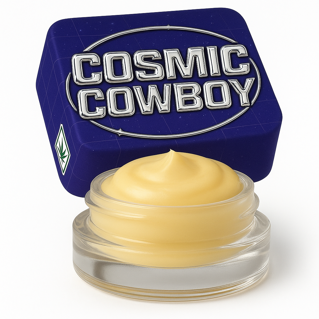 Photograph of product: Cosmic Cowboy | Apple Fritter | 1G Budder
